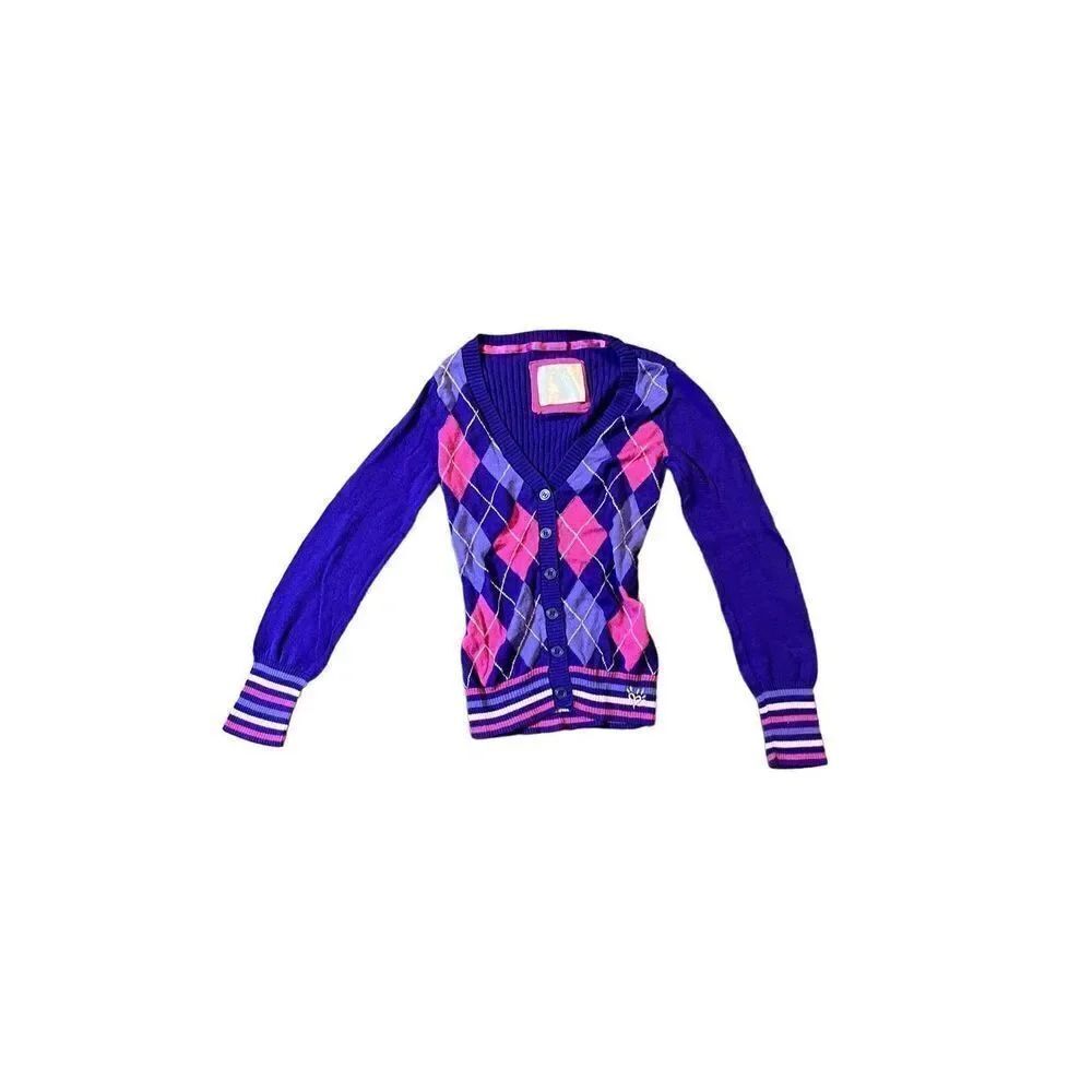 Justice Girls Button Up Cardigan Size 6